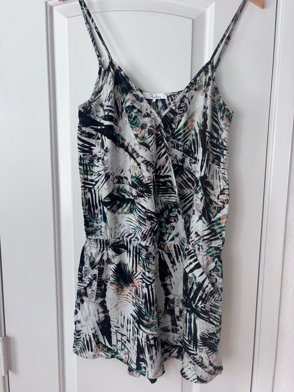 Parker jumpsuit silk shorts